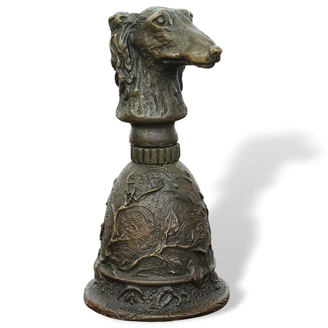 Campana de tabla perro campanilla estilo antiguo galgo whipped greyhound borzoi