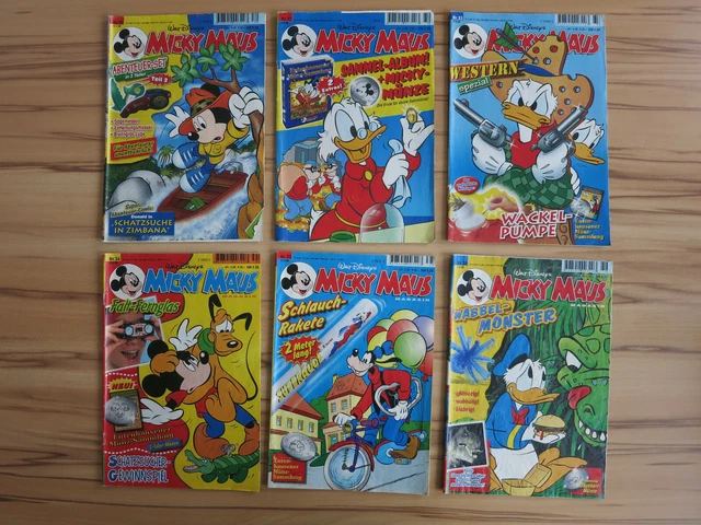 Walt Disneys Micky Maus 1998 Nr. 30, 32, 33, 34, 35, 36