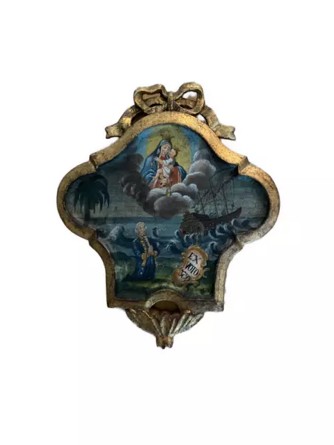 Votivtafel mit Skapuliermadonna