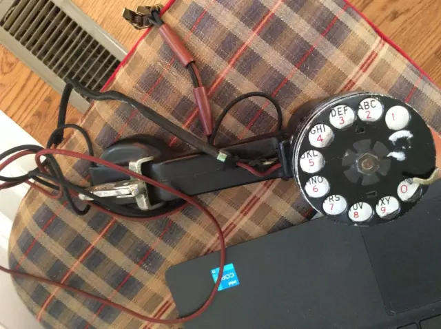 Vintage Western Electric Bell System linemans test phone used