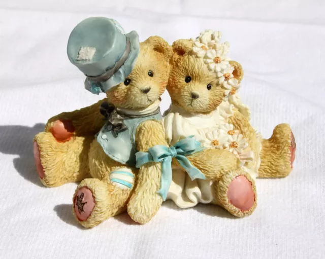 Cherished Teddies ~ Robbie and Rachael "Love Bears All Things" ~ 1992 ~ 911402