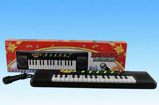 Tastiera Musicale Pianola Con Microfono Giocattolo Gioco Bambini sar