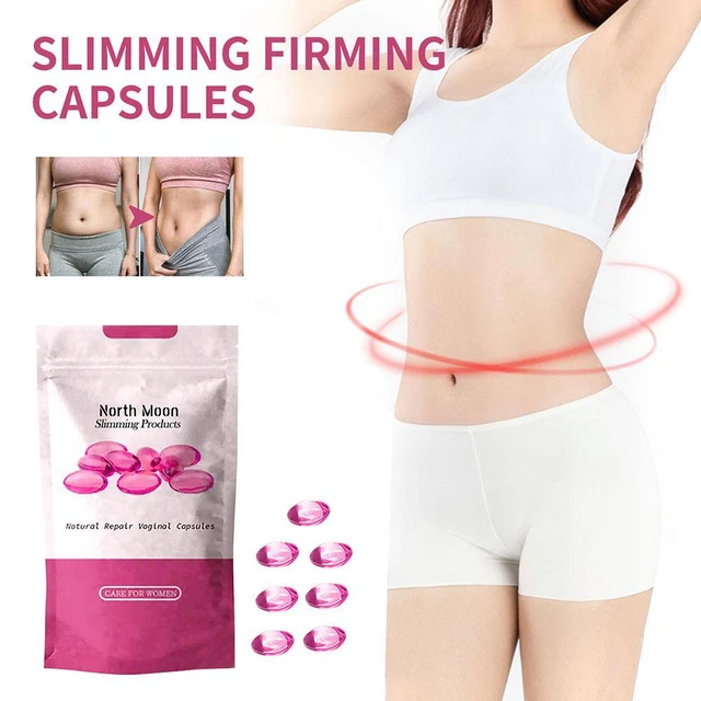 7 piezas/bolsas Aceite de Pescado Adelgazar Cápsula Suave Detox Promover Salud de la Mujer C4
