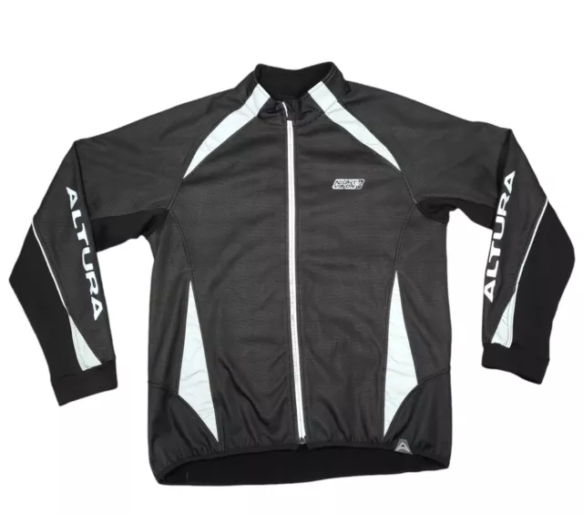 Altura Night Vision Cycling Jacket XL Black Winter Commuter Urban Fleece Lined