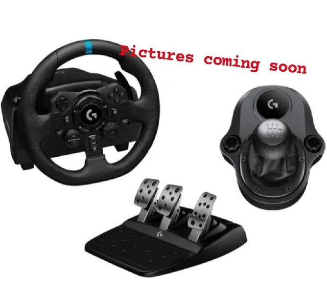 LOGITECH G923 TRUEFORCE Steering Wheel, Pedals & Shifter Bundle PS5