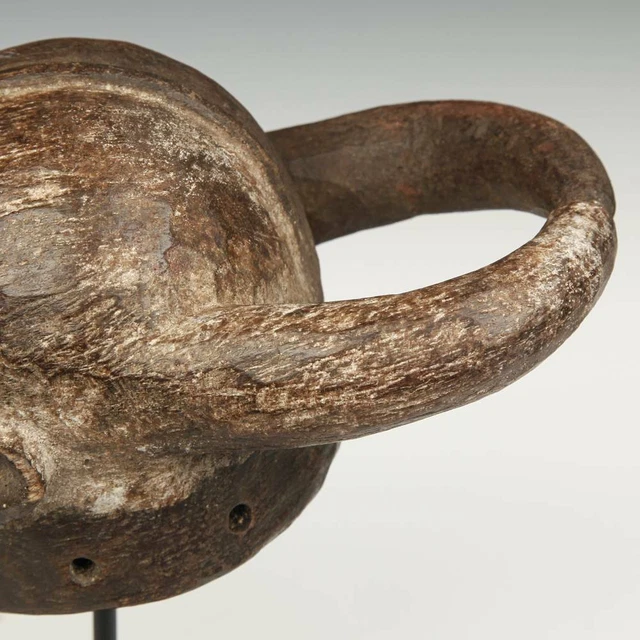 Passport Mask Carved Wood Pigment Chamba People Nigeria West Africa 20Th C. 6