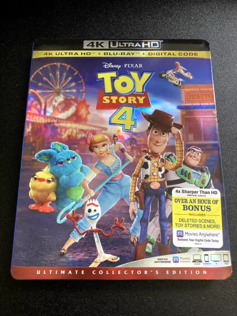 Toy Story 4 (Ultra HD, 2019) - 4K ULTRA HD + Bluray + Digital - BRAND NEW SEALED