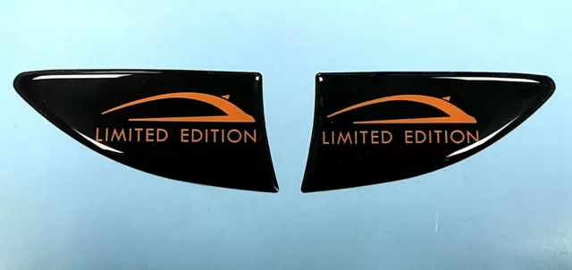 CORSA ORANGE LIMITED EDITION 70mm Repeater/Indicator Stickers - HIGH GLOSS DOMED