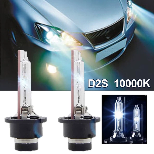 2x D2S D2R 10000K Weiß Xenon HID Ersatz Brenner Auto Scheinwerfer Lampen NEU
