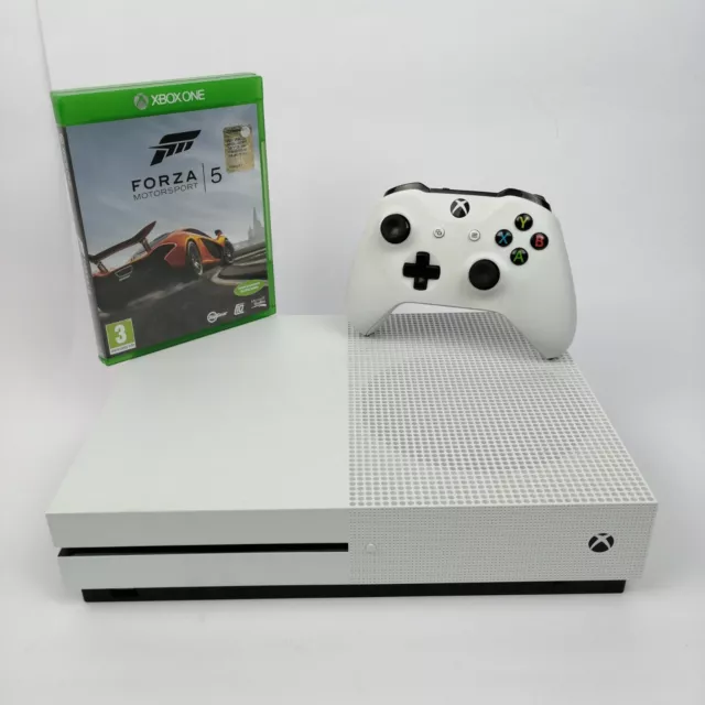 Console Microsoft Xbox One S 500 GB Bianca + Controller + 2 Giochi