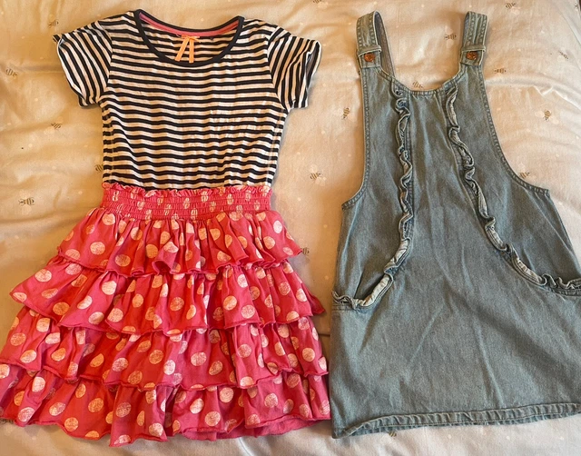 Girls Clothing Bundle Age 6-7  T-Shirts, Leggings, Dresses, Swimwear, Next, H&M
