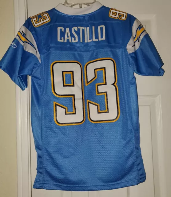 Luis Castillo #93 Signed Chargers Jersey - Reebok Onfield Size XL