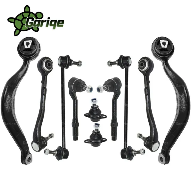 10PCS Front Control Arm Tie Rod Sway Bar Link Set Fit For BMW X5 E53 2000-2006