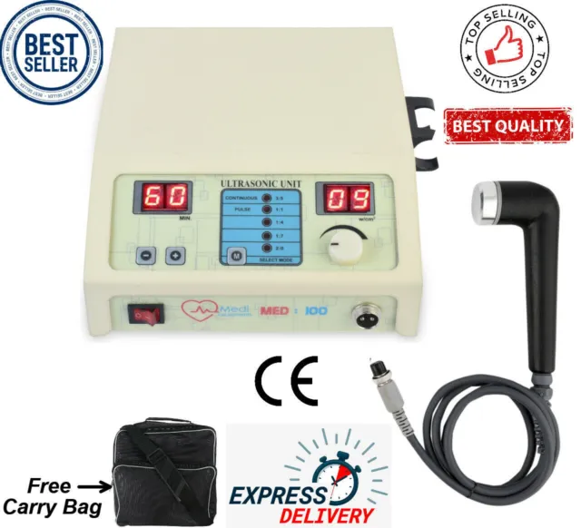Ultra New Portable Ultrasound Therapy 1 MHz Physical Therasonic Digital Machine
