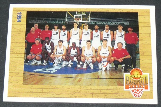 156 EQUIPE FRANCE Basket 1994 Basketball France Panini Card EUR