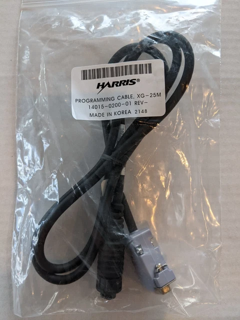 Harris XG-25M Mobile Programming Cable 14015-0200-01
