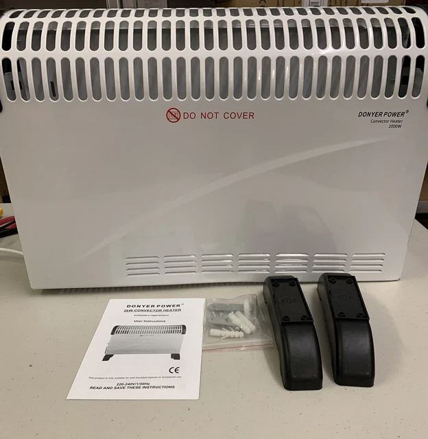 DONYER POWER CONVECTOR Radiator Heater with Adjustable Thermostat/Minor  Dent But £24.99 - PicClick UK