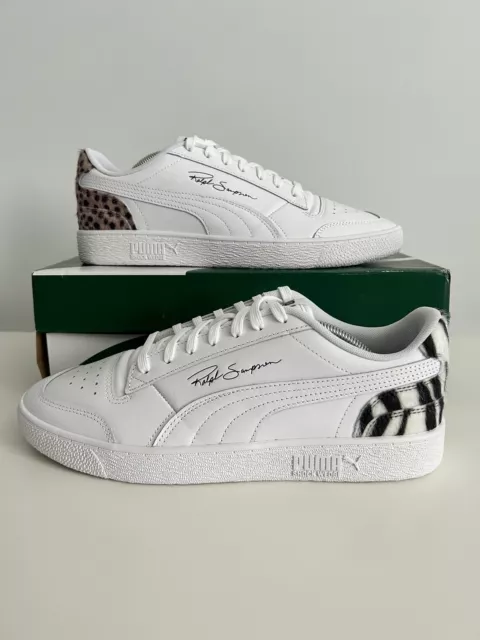 puma mens ralph sampson low tonal trainers black gum
