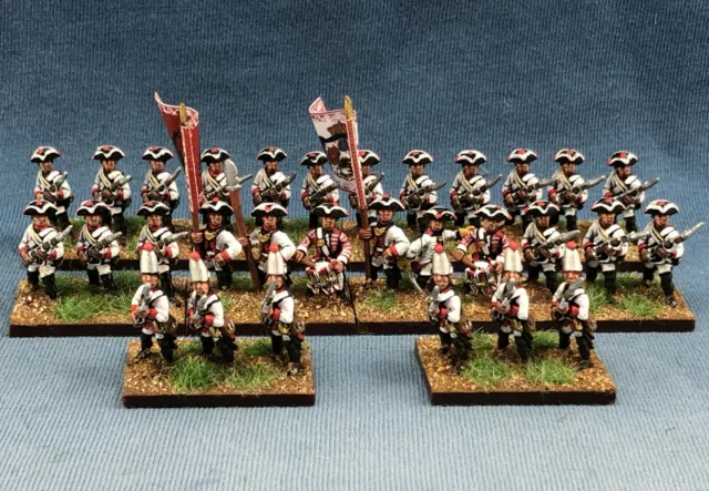 15mm Seven Years War WGS painted Saxony Königin Infantry YA20