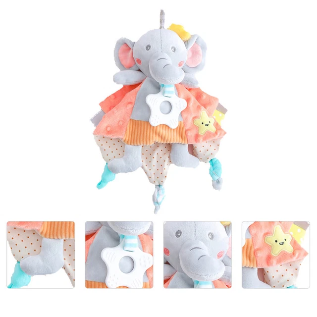 Protezione elefanti cartone animato peluche coperta di sicurezza peluche