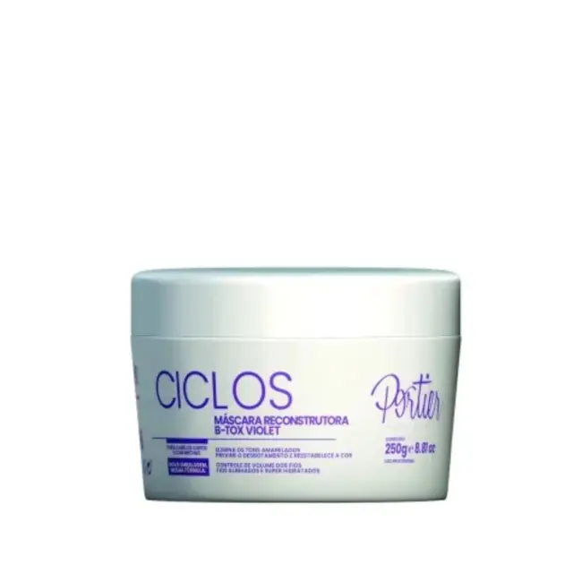 Ciclos B-Tox Volume Control Violet Shine Malleabillity Mask 250g - Portier