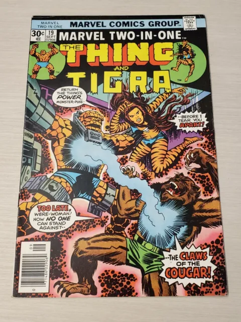 Marvel Two-In-One #19 (1976) Early Tigra Classic 70'S Marvel Comics!