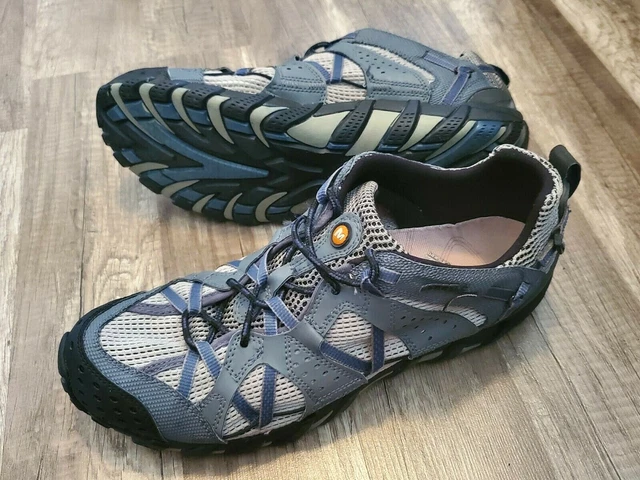 MERRELL CONTINUUM AIR Cushion trail hiking men 11 blue/gray Vibram $30.00 - PicClick