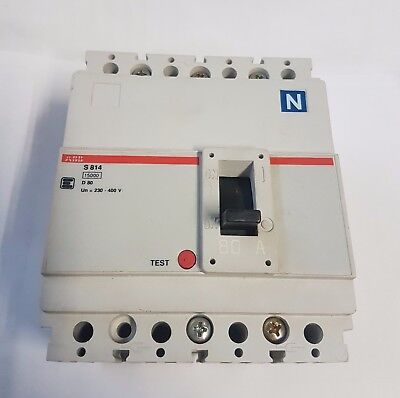 Interruttore automatico S814 D80 ABB 