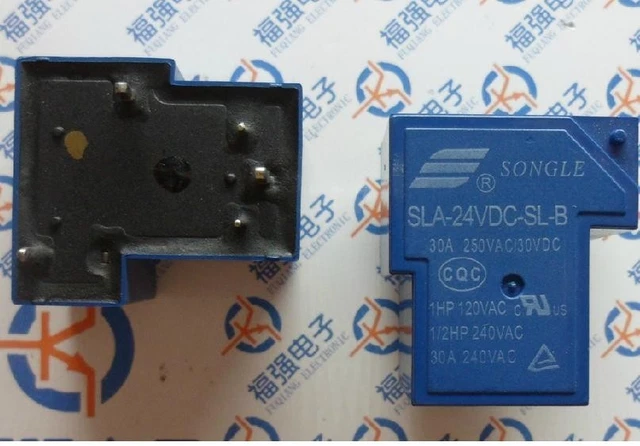 2 STÜCK SLA-24VDC-SL-C 24V DC SONGLE Power Relais PCB Typ EUR 7,42 ...