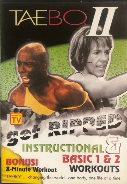 TAE BO 2 DVD REGION 1 US Get Ripped Series Basic 1 2 Workouts Fitness 25.18 PicClick UK