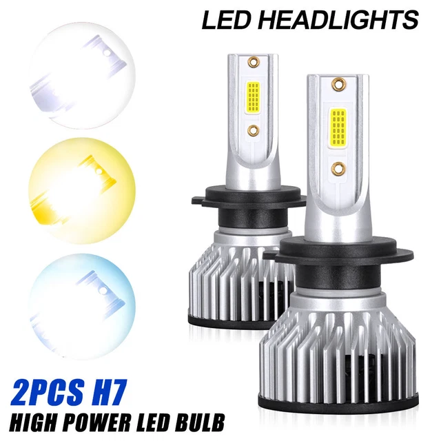 For KIA CADENZA 2017 2018 2019 H7 LED Headlight Bulbs Kit Low Beam 6000K White