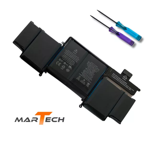 Batteria ricambio MacBook Pro 13 " A1502 Mid 2015 Originale A1582 Apple Retina