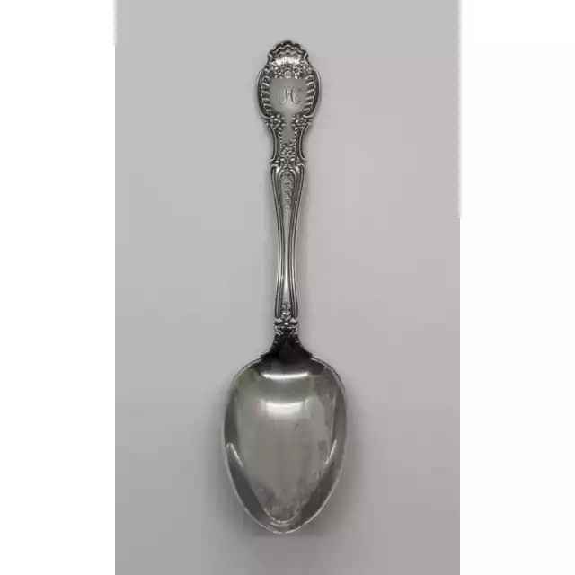 Large Antique 1892 Tiffany & Co. Richelieu sterling silver spoon