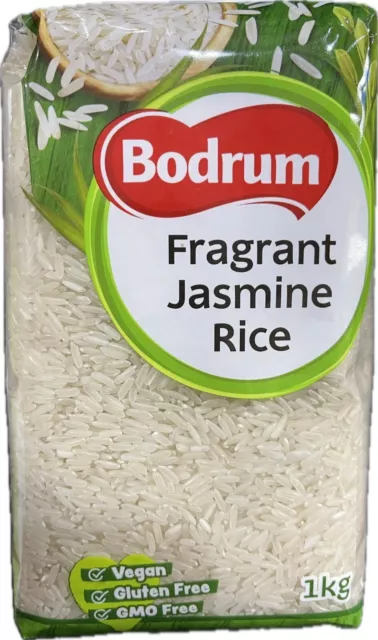 Bodrum Fragrant Jasmine Rice (1kg) - Exquisite Aroma and Flavor- Free Delivery
