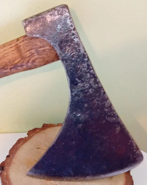 Ancien Marteau Rocher / Tête De Hache En Acier Carbone Forgé à La Main - Reproduction