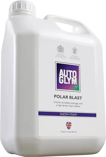 Autoglym Polar Blast, 2.5L Thick Snow Foam Pre-Wash pH Neutral Car Cleaner UK..