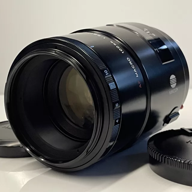 [NEAR MINT] Minolta AF MACRO 100mm f2.8 for SONY A From JAPAN