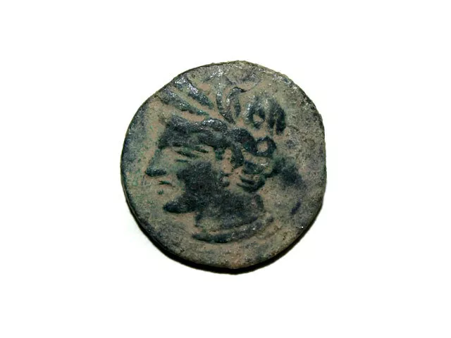 Monedas Ibericas: Unidad o calco, Finales s. III a.c., 220 a.c. Cartagonova