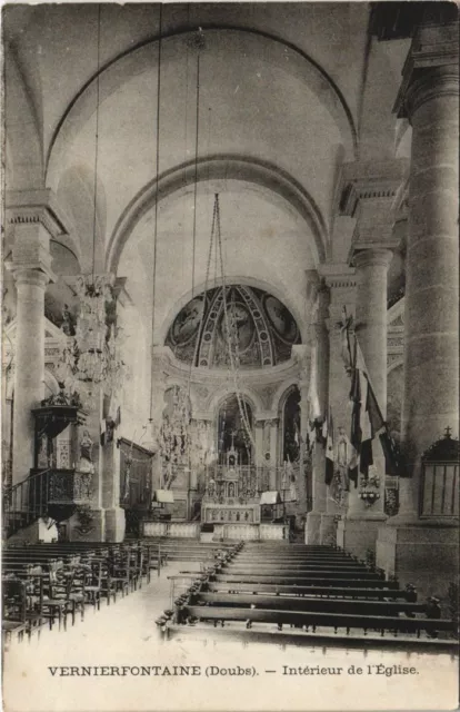 CPA VERNIERFONTAINE Interieur de l'Eglise (1115650)
