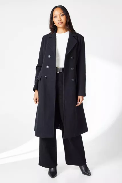 Smart ladies black coat deals