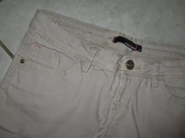 Super Shorts kurze Hose Hot Pants TALLY WEIJL Gr.38 beige neuwertig 2