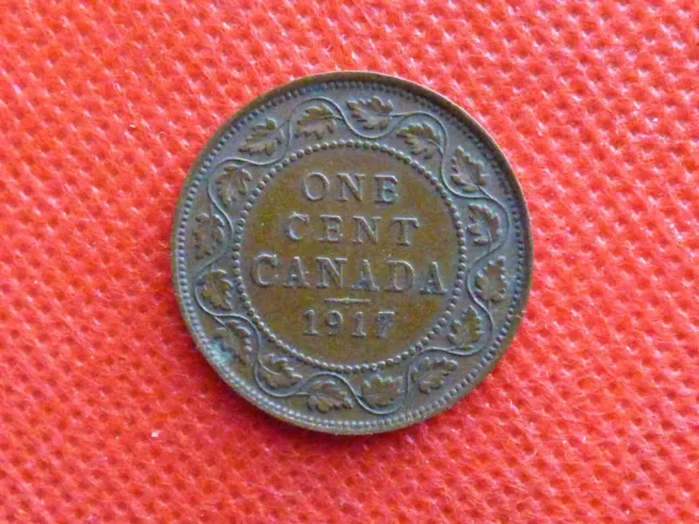 Monnaie, Canada, 1 Cent, 1917