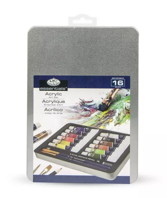 Royal & Langnickel Peinture Acrylique & Brosses Ensemble Art Boite