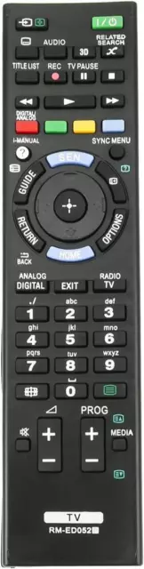 New RM-ED052 Replaced Remote Control fit for Sony Bravia LCD Digital Colour TV