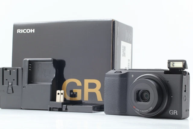 [MINT] in BOX RICOH GR II 16.2 MP Digital Camera Black 18.3mm F2.8 From JAPAN