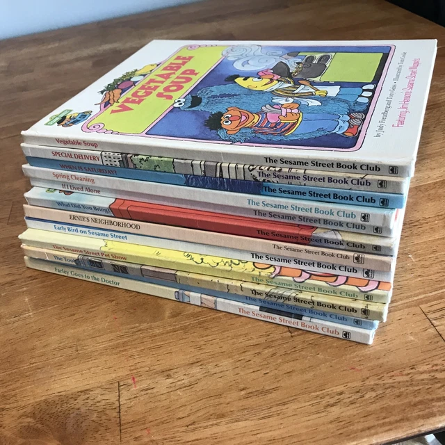 12 Vintage Sesame Street Book Club 1980’s, Jim Hensons, Muppets