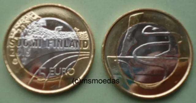 Finnland 5 Euro Sondermünze Jahr 2015 Gymnastik Sportserie Euromünze moedas coin