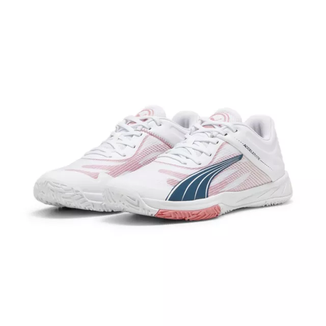 Puma Accelerate Turbo W+ Handballschuhe Unisex weiß ocean tropic coral