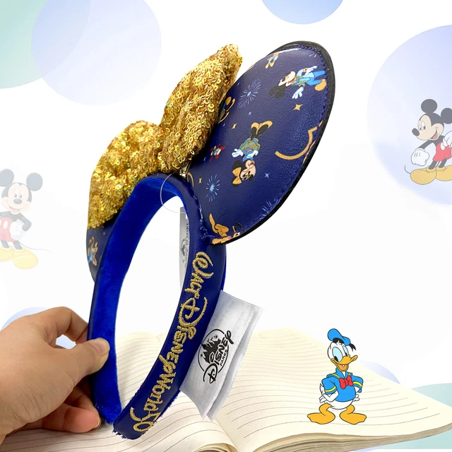 Disney-Parks Donald Duck Minnie Ears Limited Mickey Mouse 2023 Blue Headband