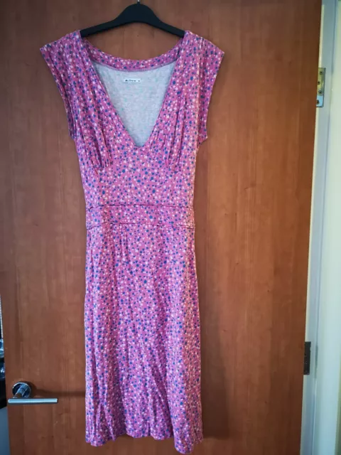 BEN SHERMAN DRESS Size Medium Pink With Floral Pattern £4.49 - PicClick UK